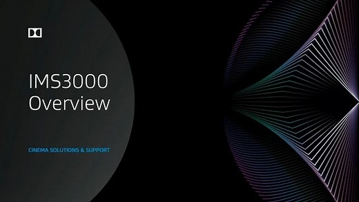 Dolby IMS3000 Webinar