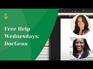 Free Help Wednesdays: DocGen Basics