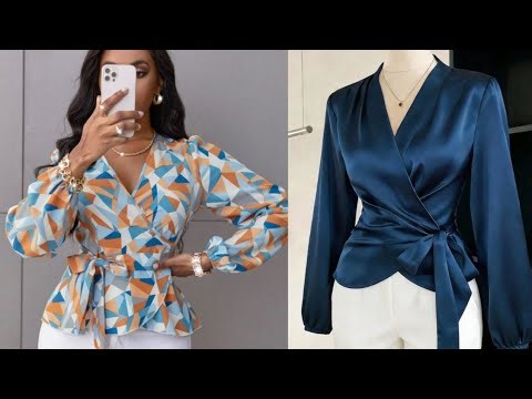 How to Sew A Wrap Blouse