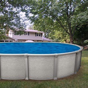Galaxy 21 x 43 ft Oval Buttress Free Above Ground Pool | Pool Supplies Canada