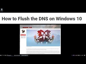 How to flush DNS after game server provider change to connect Windows 10
