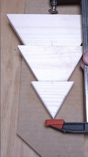 DIY Christmas Tree from construction lumber/timber #shorts #diycrafts