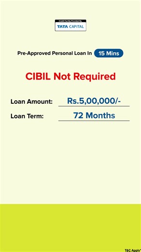 ✅Lowest Interest & EMI ✅100% Online Process ✅Minimum document ✅Per Month Thousand Happy Customers ✅Loan Repayment Tenure - Min.12 Months, Max.60 Months ✅Annual percentage Rate - Min.12.5%, Max.24% ✅Progressing Fees And Insurance Depend on customer Profile And Banks ----------------------------------------------------------------------------------------------------------- Salaried Person Eligibility Criteria ✅Minimum age 21 years ✅Minimum salary of Rs. 15,000/- per month in bank ✅1-year job stabi