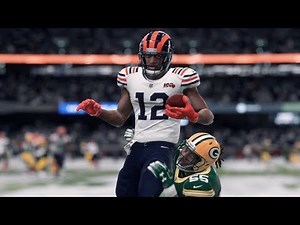 Madden 20 Gameplay - Chicago Bears vs Green Bay Packers (Madden NFL 20 Snow Game)