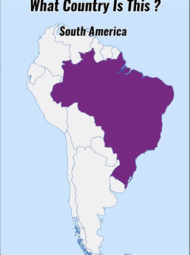 What country is this? South America Edition #fyp #geography #learning #quiz