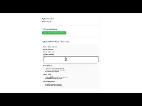 Telehealth-Telephony Integration (Demo)