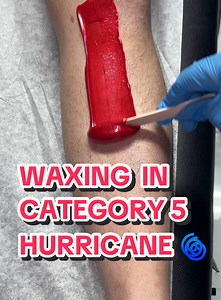 993K views · 11K reactions | Lower leg wax with Red Blood Wax by www.indulgewax.com (code WAXINGQUEEN saves you 15% off! Please make sure if you live in Florida or anywhere where hurricane Milton is supposed to affect you that you try your best to remain safe and sane. Praying for everyone  #viralreelsfacebook #legwax #hurricane #hurricaneseason2024 #Florida #prayingforflorida #esthetician | Waxing Queen | Facebook
