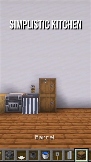 Simplistic Kitchen Tutorial Minecraft #minecraft #minecraftshorts #minecraftguide #minecrafthowto
