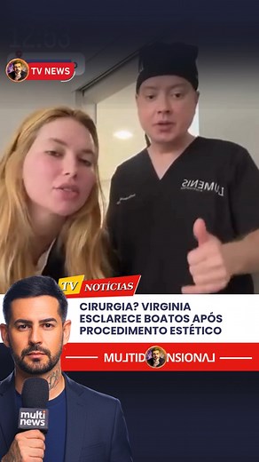 Após o portal Leo Dias noticiar que ela teria passado por uma cirurgia plástica, Virginia Fonseca usou os stories do Instagram nesta segunda-feira (24) para desmentir a informação. Com o rosto ainda vermelho e inchado, a influenciadora gravou um vídeo direto da clínica e explicou: “Gente, falaram que eu fiz cirurgia… tá repercutindo muito. Não fiz cirurgia nenhuma! Fiz só um laser para tirar manchas de acne e espinhas com o Dr. Alessandro Alarcao. É normal ficar assim nas primeiras horas.” Em se