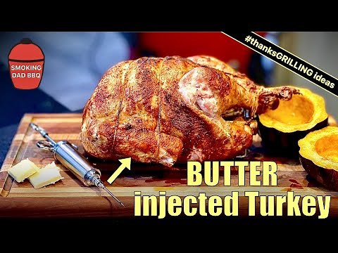 I injected my turkey with compound butter and this happened! Kamado Joe Turkey masterclass
