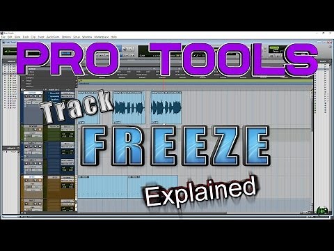 Pro Tools TRACK FREEZE - Explained (PT12.4)