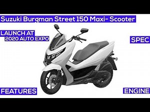 Suzuki Burgman Street 150 Maxi Scooter Launch Date Announced | Price | Spec | Features | Engine