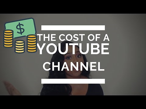 Monthly Cost of a Youtube Channel