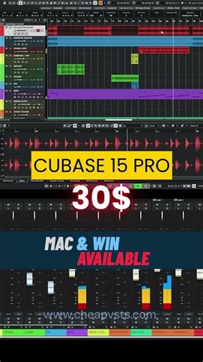 Cubase 15 Pro is built for serious production.Precision editing.Advanced mixing tools.