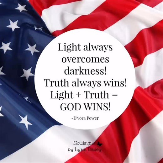 Light over dark. Good over evil. Truth wins! God wins. Can you feel it?! #lightanddark #gooodoverevil #truthwins #inspireddaily #anon #maga | Soulsigns by Lynn Dailey