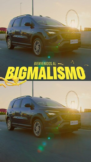 ¡Es momento de pensar en grande! Bienvenidos al #Bigmalismo. Nueva #Chevrolet Spin. 😎