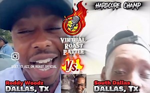 CLASSIC” VIRTUAL ROAST BATTLE‼️ Roddy Wood vs. South Dallas🔥🤣 #llwop #roastcomedy #roastbattle #roastbattles #comedy #anyonecangetit #justjokes #justcomedy #fyp #fy #foryoupage #fortworthtx #birmingham #sanjose #virginia #pompano #louisiana #pensacola #batonrouge #wacotexas #entertainment | Get Yo Azz On Roast Comedy Show
