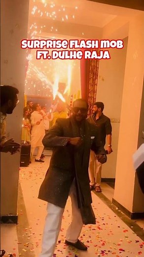 We Surprised the Bride with a FLASH MOB 💚🔥watch full video of mehndi function #dulhanmehndi