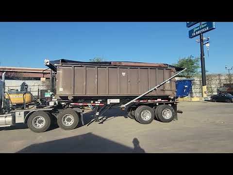 How a Tarping System works on a Roll off Trailer
