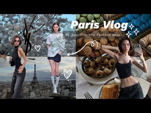 Paris Vlog // 1 Day of a Model’s life // Fashion Week - my debut!