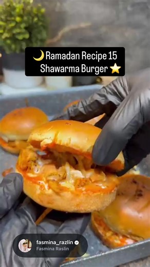Shawarma Burger Recipe for Ramadan Iftar