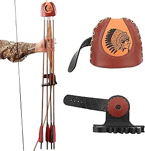 Archery Lightweight Back Arrow Quiver Holder Archery Bag Shoulder Hanged Adjustable with Molle System Front Pocket for Shooting Target Practice Hunting