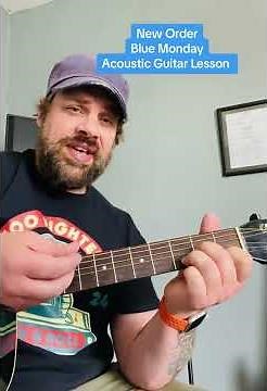 New Order-Blue Monday-Acoustic Guitar Lesson #acousticguitarlesson #acousticguitar