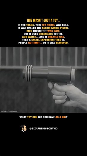 Kids’ Toy Gun Created A Small Explosion #history #1950s