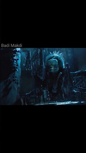 A Huge Alien Spider Chasing A Man