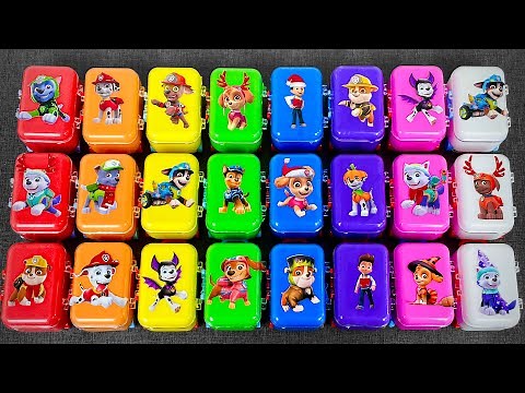 Paw Patrol Slime 🐾 Marshall and Chase Search Hidden Slime Treasures! Satisfying ASMR