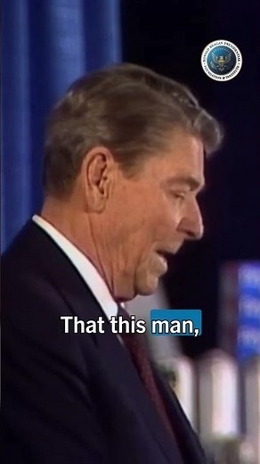 President Reagan jokes about life under communism the Soviet Union
