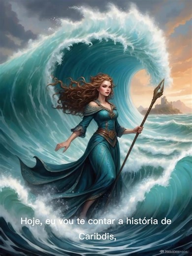 A História de Caribdis, Filha de Poseidon
