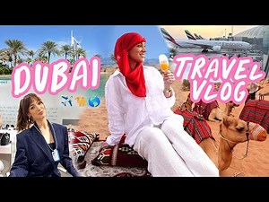 Alisha Goes to Dubai!! Flying Emirates, Travel Vlog, and Desert Tour, !!
