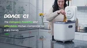 DOACE C1, Compact, Powerful and Affordable Kitchen Composter (Full video, click the link below.) https://www.kickstarter.com/projects/1021415023/doace-c1-compact-powerful-and-affordable-kitchen-composter?ref=discovery_newest Compact & Portable Design | Compost in 2.5 Hour | Odor-Free | Self Clean | Safety Lock | 90% Volume Reduction | For 95% Kitchen Waste | Creative New Idea Gizmos | Facebook