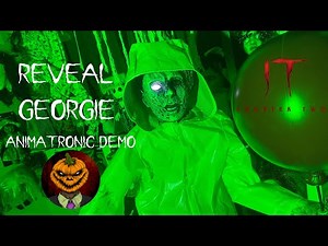 Reveal Georgie Animatronic Demo - Party / Halloween City 2020 - 2022 Prop (IT: Chapter 2) 🎃 🎈