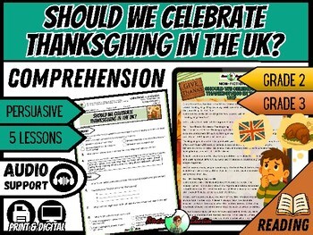 Should We Celebrate Thanksgiving in the UK? | Reading Comprehension | Grade 2/3