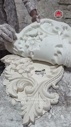 Luxury Vine Gypsum Design | Elegant Wall & Ceiling Decoration
