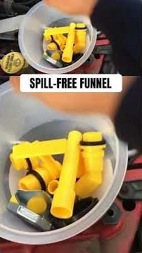 HERE’S HOW YOU ASSEMBLE A SPILL-FREE FUNNEL