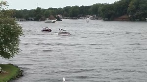 17K views · 463 reactions | Trump Boat Flotilla on Lake Shafer in front of Indiana Beach. Video by Brad Henry. | News & Review | Facebook