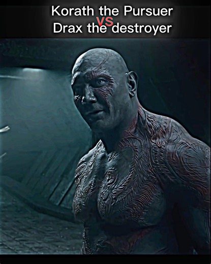 Korath the Pursuer vs Drax the destroyer #shorts #marvel #edit