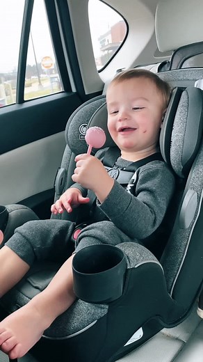 Toddler Surprised with Cake Pop Using Sign Language