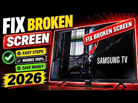 SAMSUNG TV BROKEN SCREEN FIX, SAMSUNG TV BROKEN SCREEN REPAIR