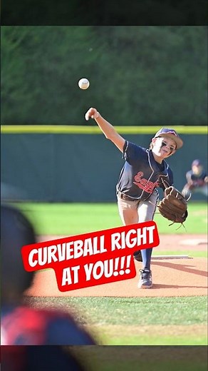 ⚾ Slow Motion Curveball Magic! #baseball #highlights #shorts