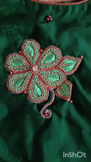 simple and elegant design on plain pattu pavadai sattai #unique #design on pattu pavadai sattai