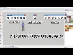 Sketchup Plugin Tutorial #2 SOLID TOOLS / SOLID INSPECTURE / SANDBOX