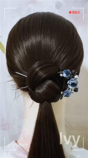 Everyday Elegant Updo ✨ Simple, Pretty & Easy to Try! #updo #hairstyle