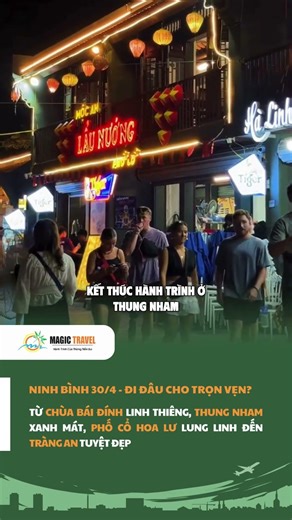 Lịch trình Ninh Bình 2N1Đ dịp 30/4 chi tiết!