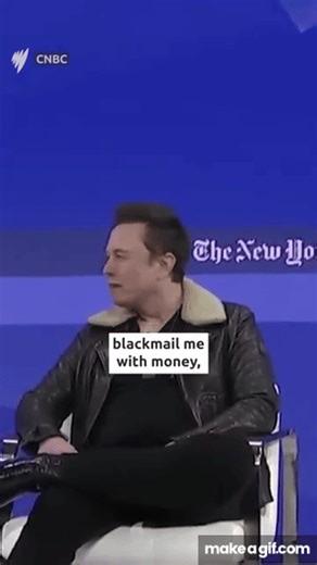 Elon Musk tells X advertisers to “go f—- yourself” on Make a GIF