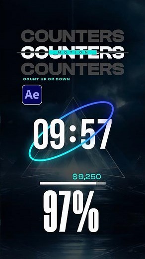 Create Any Count Up Or Countdown Timer Graphic in After Effects