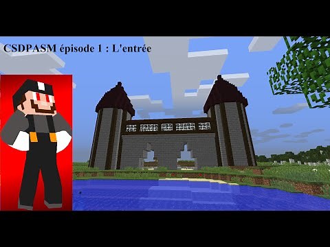Construction suivie d'un parc d'attraction sur minecraft épisode 1 : L'entrée